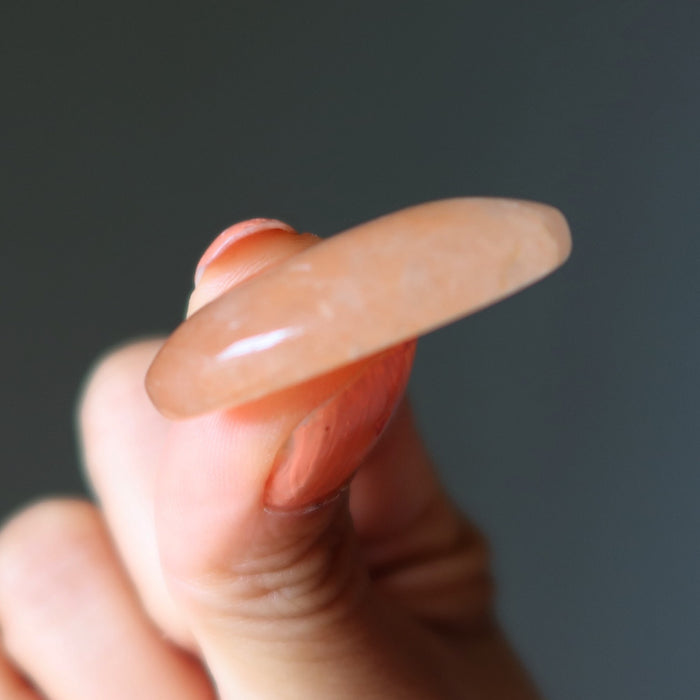 orange aventurine oval