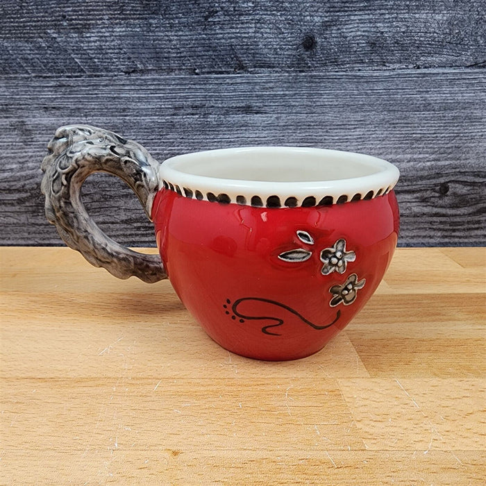 Red Dragon Decorative Coffee Mug by Blue Sky Clayworks Heather Goldminic Tea Cup