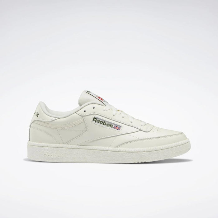 Reebok Footwear Men Club C 85 Shoes CHALK/CHALK/HUNTER GREEN