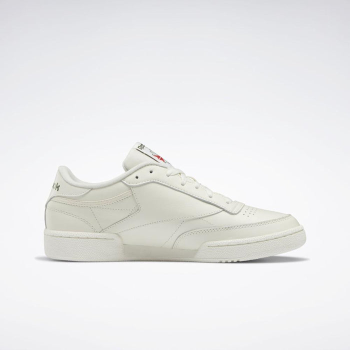 Reebok Footwear Men Club C 85 Shoes CHALK/CHALK/HUNTER GREEN