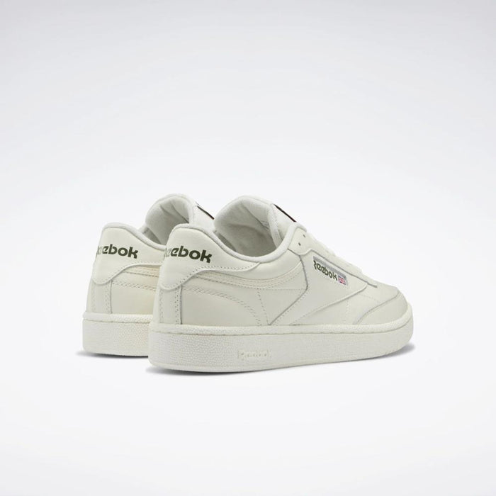 Reebok Footwear Men Club C 85 Shoes CHALK/CHALK/HUNTER GREEN