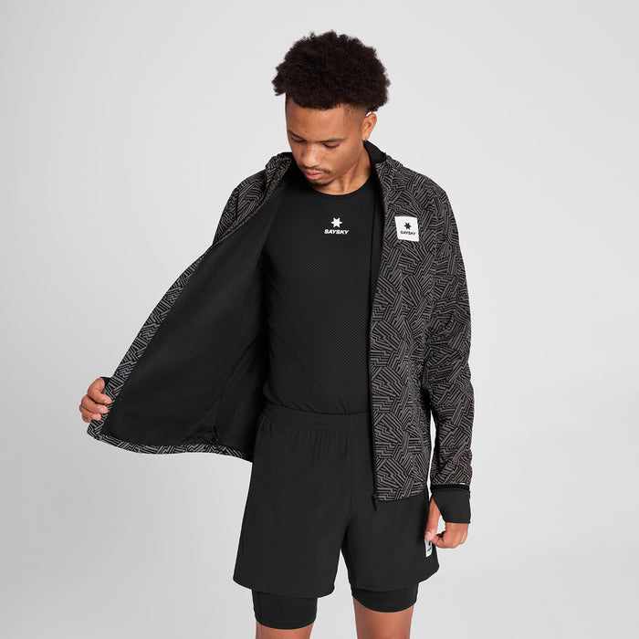 Saysky Reflective Blaze Jacket Black Reflective Lightning 1050 OMRJA01C1050