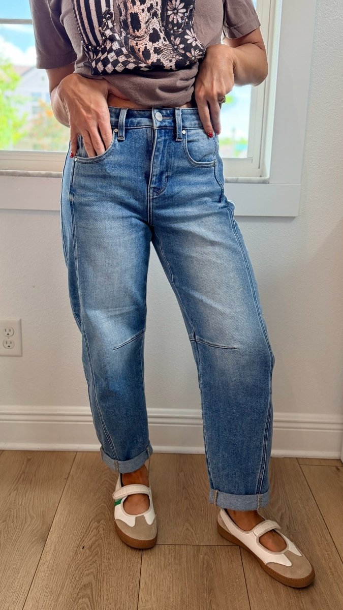 Restock: Risen A Barrel Of Fun Jeans - Reg & Curvy - Macoma Boutique170 Denim