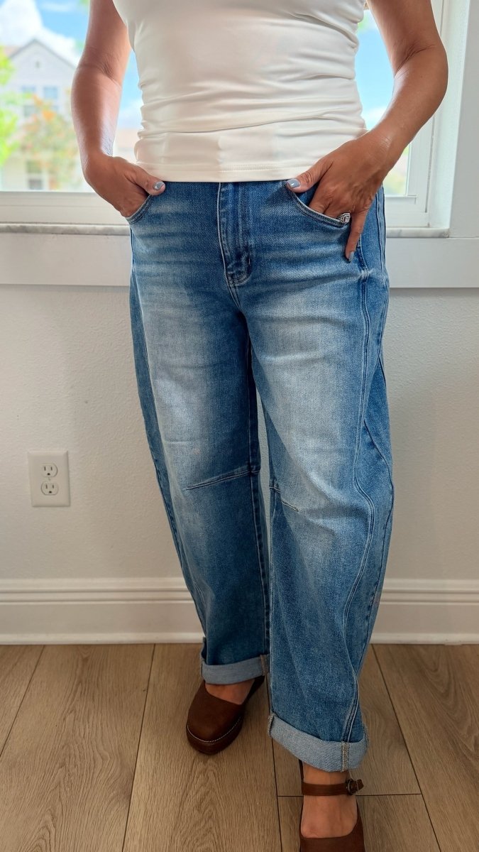 Restock: Risen A Barrel Of Fun Jeans - Reg & Curvy - Macoma Boutique170 Denim