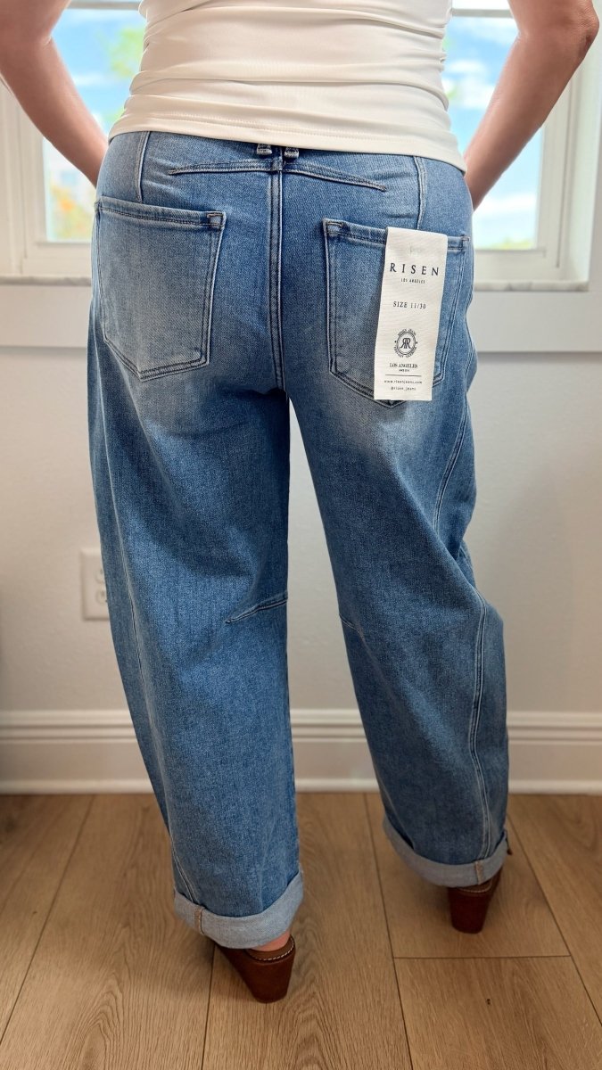 Restock: Risen A Barrel Of Fun Jeans - Reg & Curvy - Macoma Boutique170 Denim