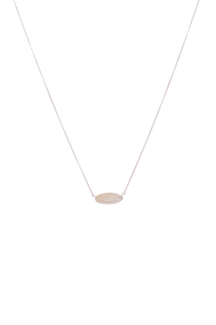 Tiffany & Co. - Sterling Silver RTT ID Oval Necklace