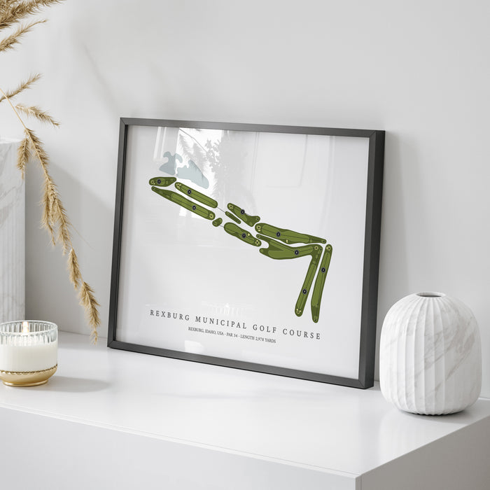 Rexburg Municipal Golf Course | Golf Course Map | On Table