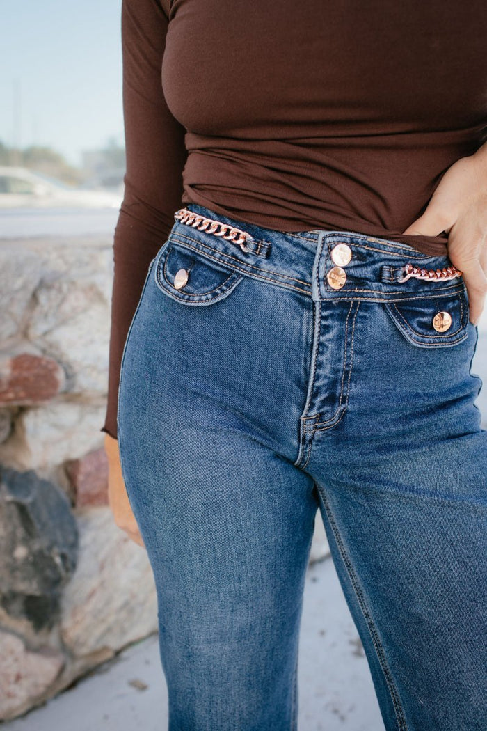 BLACK FRIDAY DEAL: Risen Chain Reaction Jeans - Reg & Curvy - Macoma Boutique170 Denim