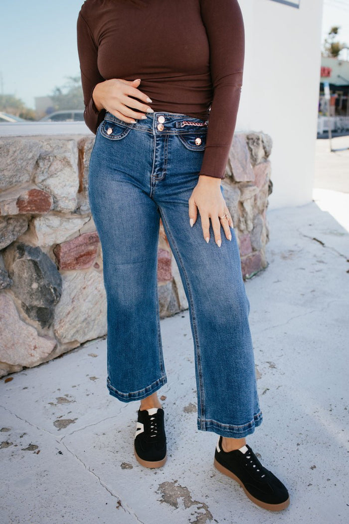 BLACK FRIDAY DEAL: Risen Chain Reaction Jeans - Reg & Curvy - Macoma Boutique170 Denim