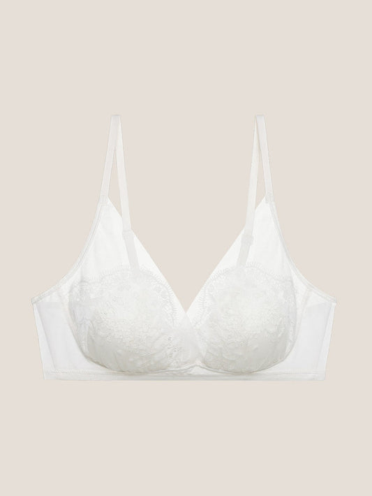 Rococo Lace Triangle Padded Bra