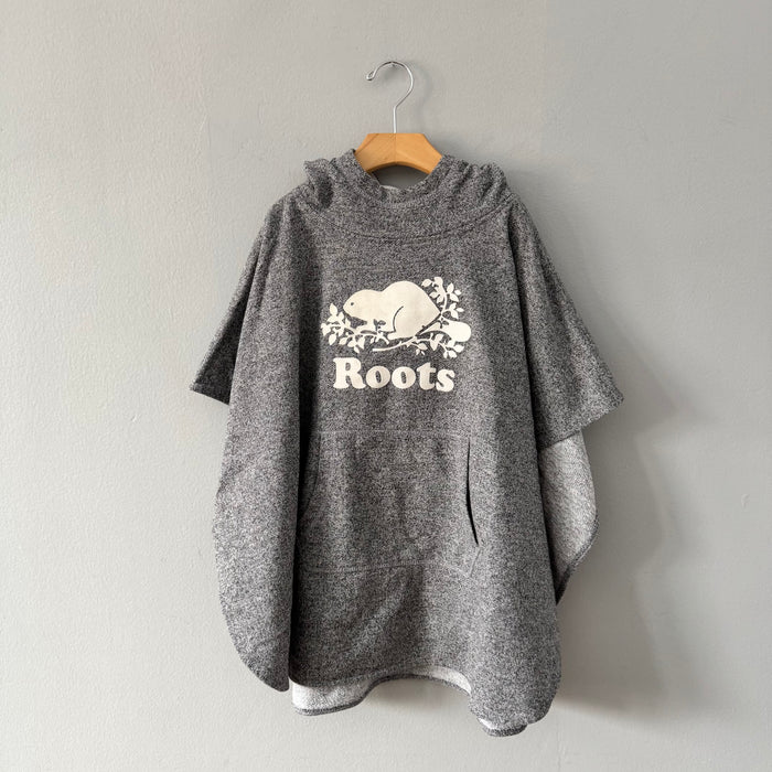 Roots / Salt and pepper poncho / 9-10Y
