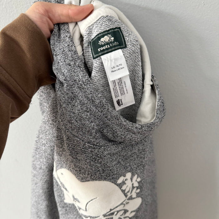 Roots / Salt and pepper poncho / 9-10Y