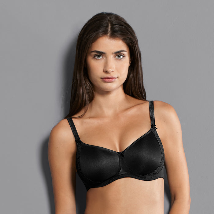 ROSA FAIA (ANITA) Lace Rose Wireless Bra in Black and Desert (#5618)