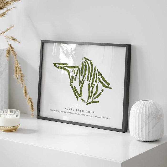Royal Bled Golf | Golf Course Map | On Table