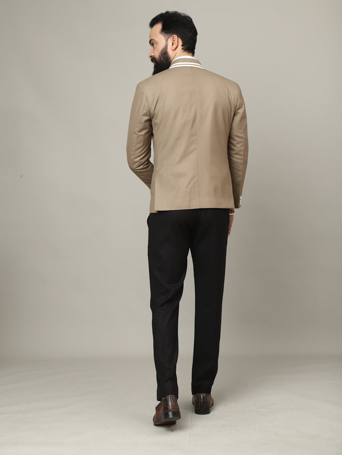 Royal Polo Embroidered Equestrian Crest Jodhpuri Blazer Set