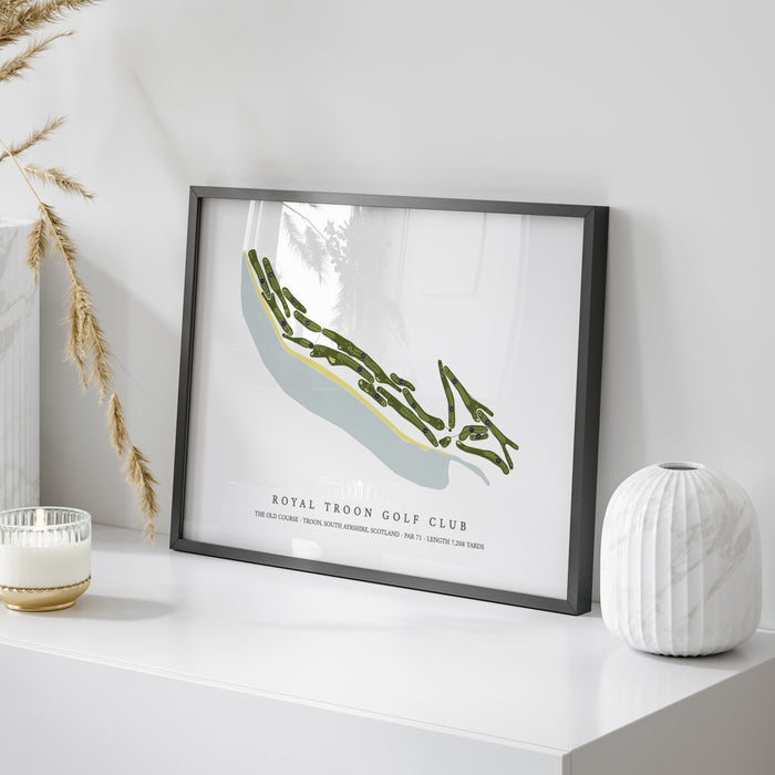 Royal Troon Golf Club | Golf Course Map | On Table
