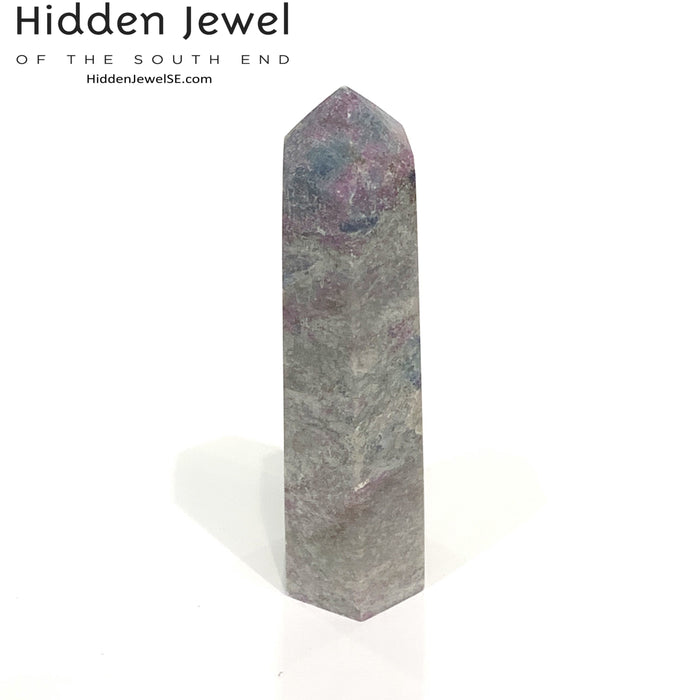 Ruby Kyanite Gemstone Tower