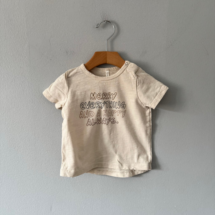 Rylee + Cru / White T-shirt / 6-12M