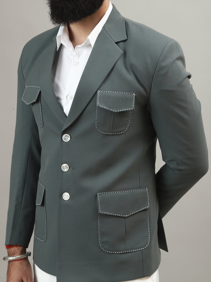 Sage Green Hunting Blazer