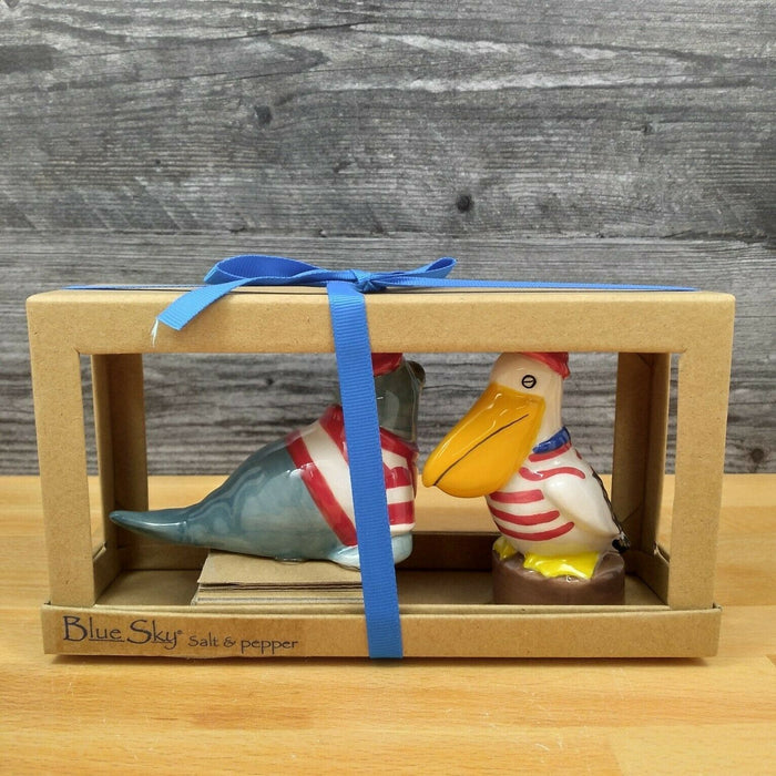 Sailor Buddies Salt Pepper Set Collectible by Blue Sky Clayworks