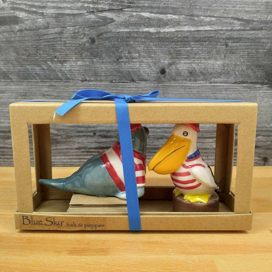 Sailor Buddies Salt Pepper Set Collectible by Blue Sky Clayworks