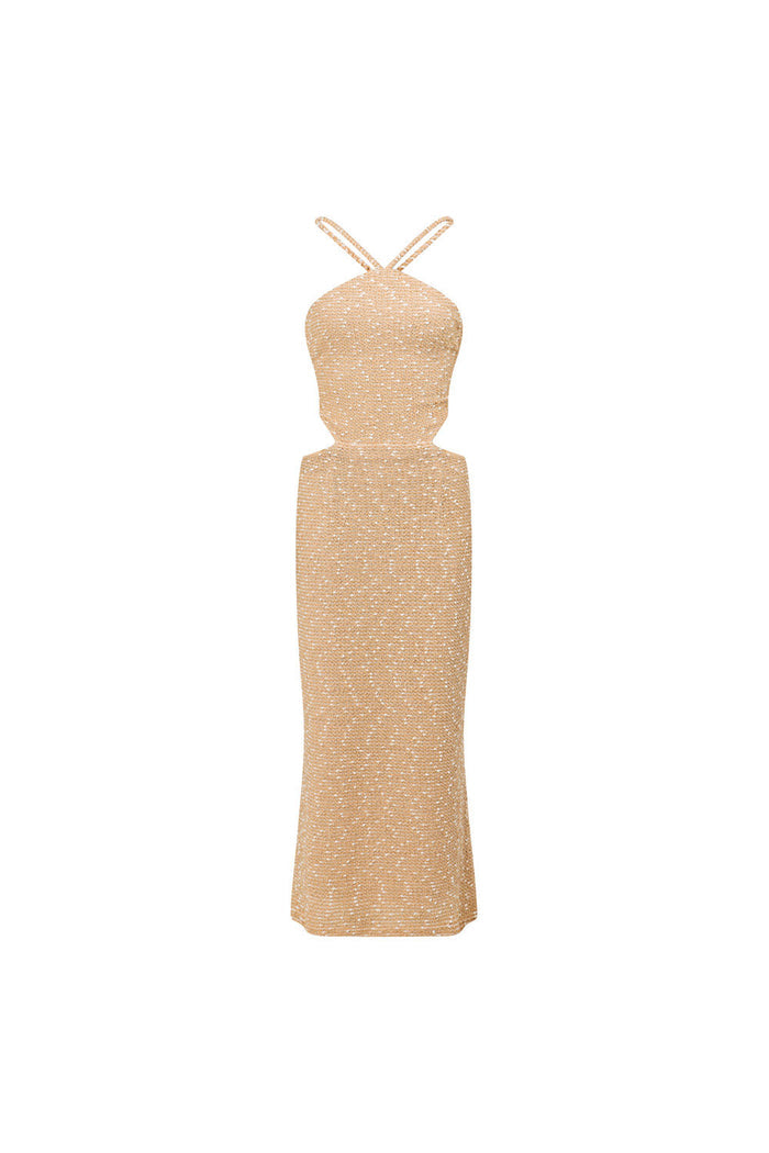 SAMPLE-Backless Amada Dress - Tan
