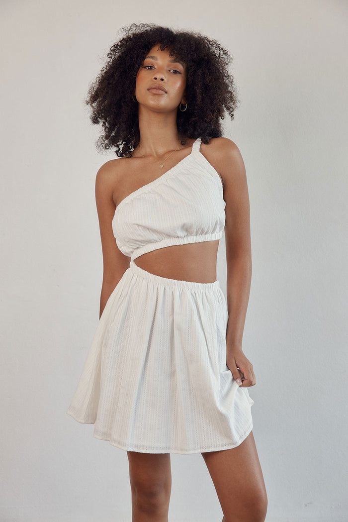 SAMPLE-Rome Dress - White