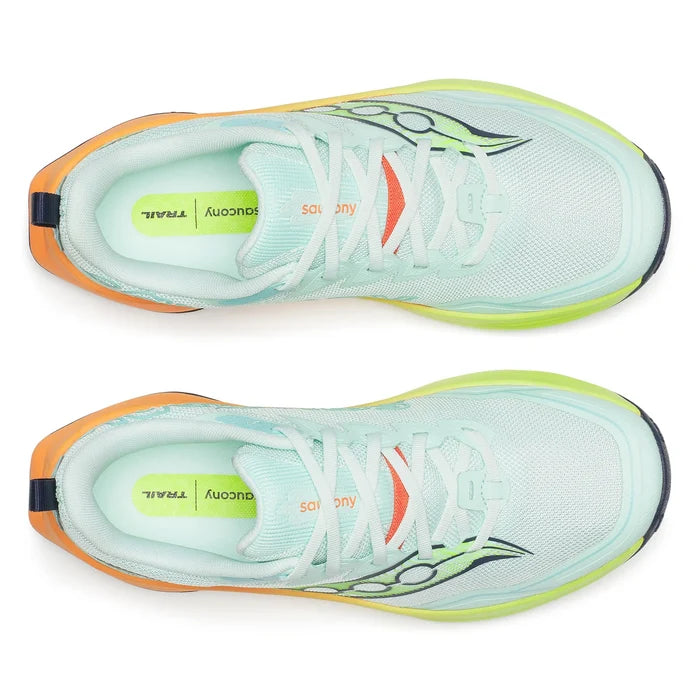 Saucony Peregrine 16 Women's - Aqua/Citron Piscine