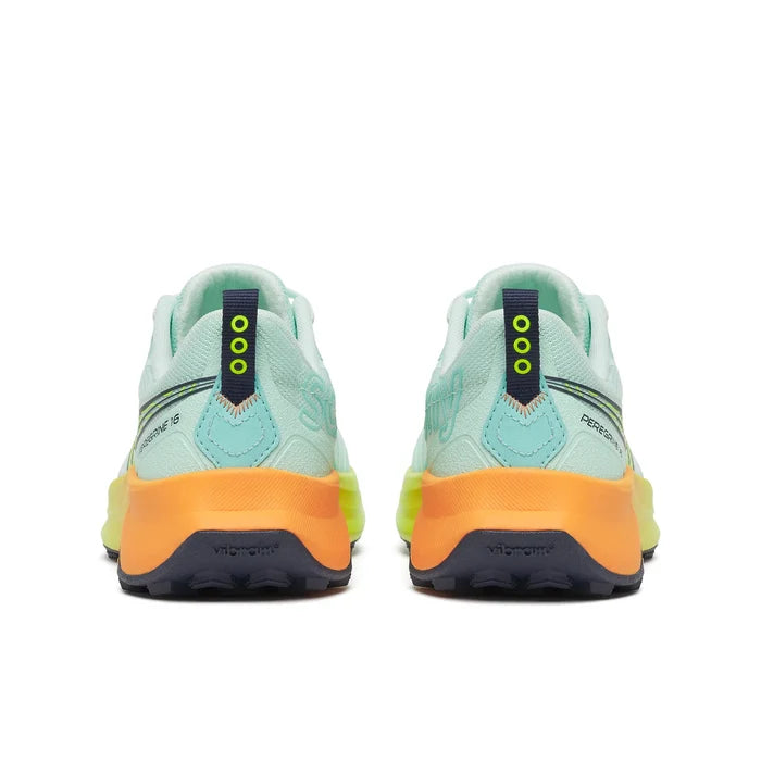 Saucony Peregrine 16 Women's - Aqua/Citron Piscine