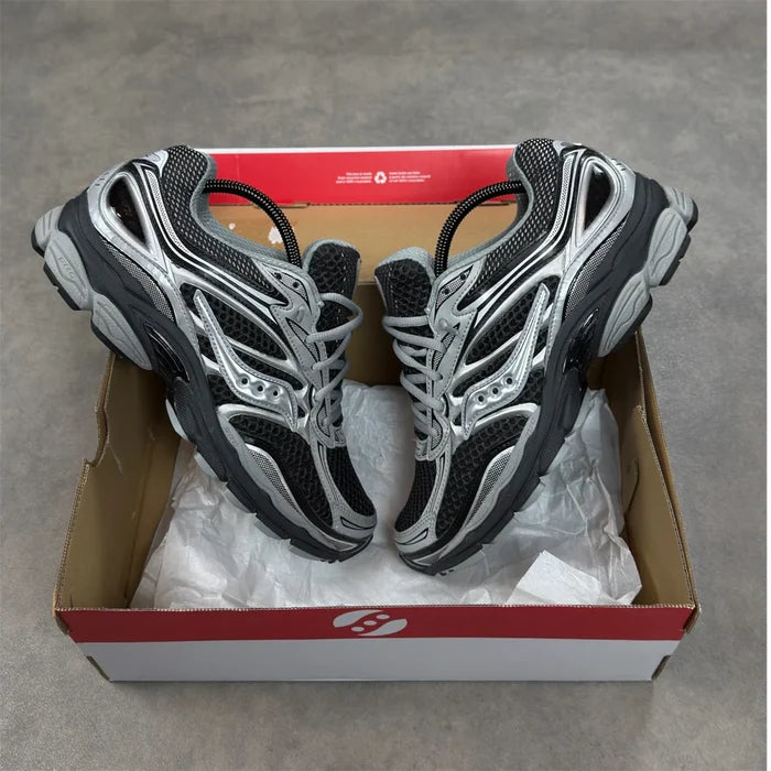 Saucony Pro Grid Omni 9 Black Silver