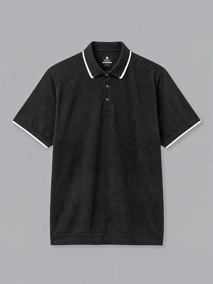 Script 100% Cotton Polo Tshirt