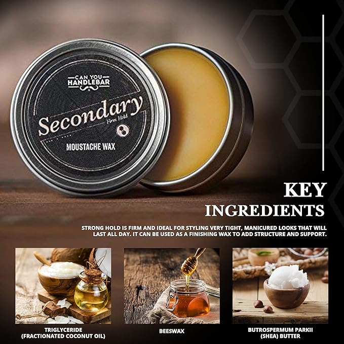 Secondary Moustache Wax: Extra Strength