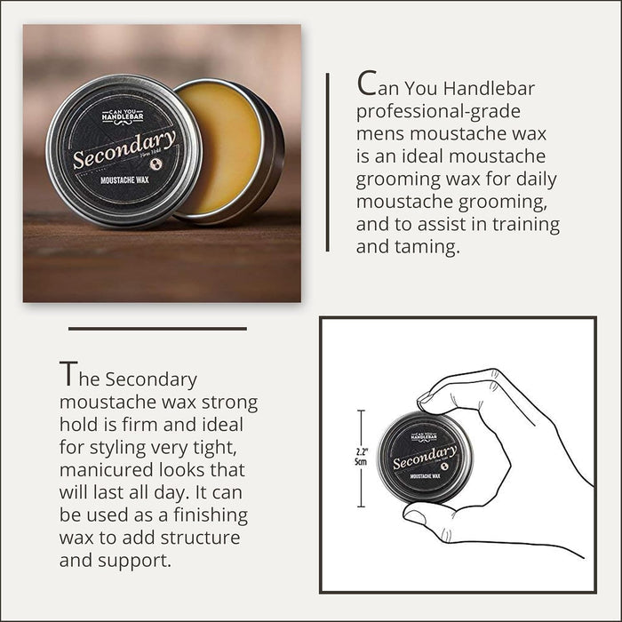 Secondary Moustache Wax: Extra Strength