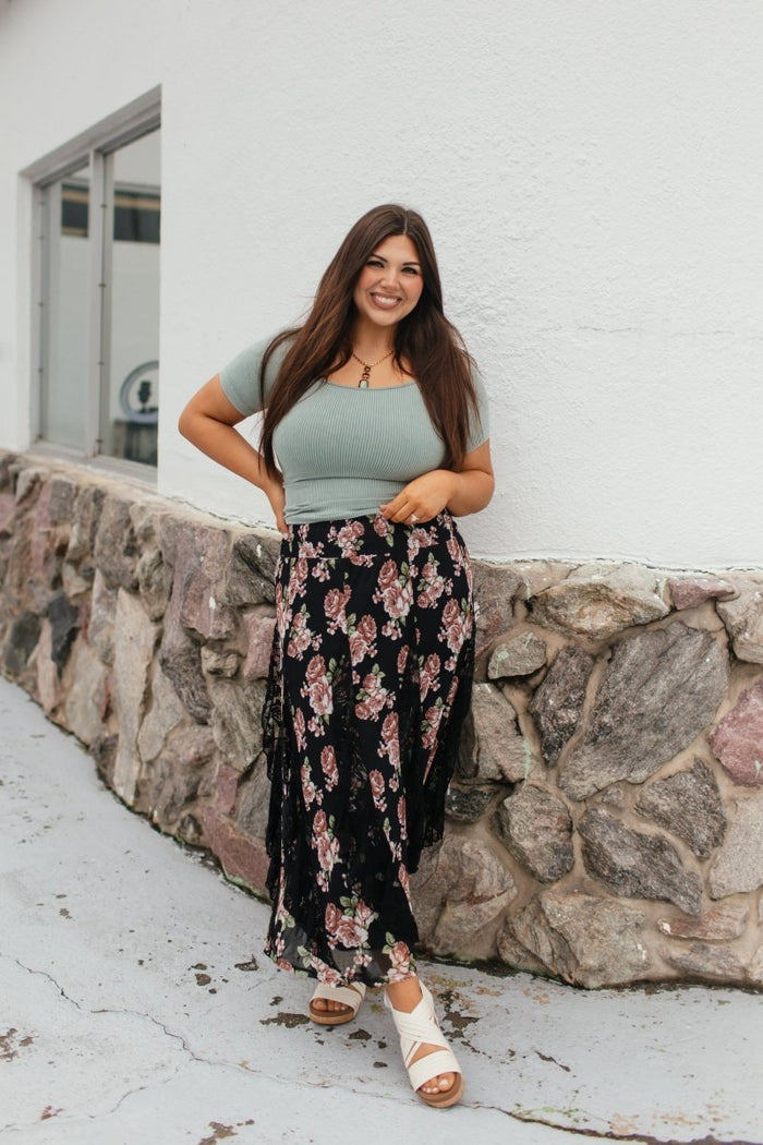 Secret Garden Maxi Skirt - Macoma Boutique200 Skirts
