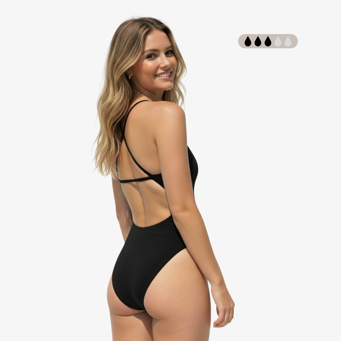 SecureFlo Onyx X-Back Period Training Swimsuit by Norca - Norca Athletic Swimwear