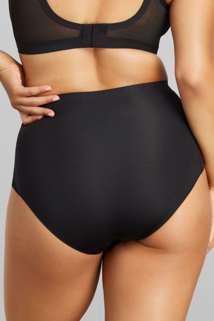 Sexy Smooth Shaping Brief - SIELLA - Color: Black Noir