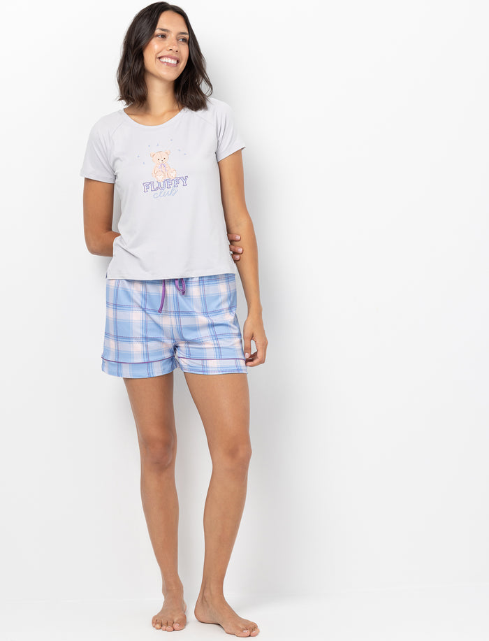 Short de pyjama imprimé