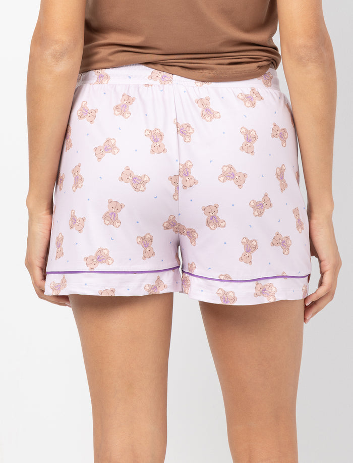 Short de pyjama imprimé