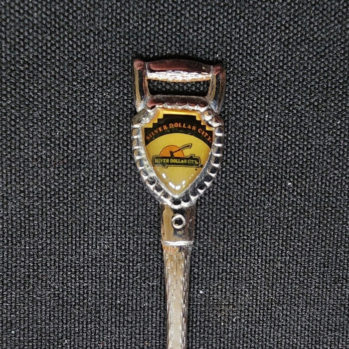 Silver Dollar City Missouri Collectible Travel Souvenir Spoon 4.5" 11cm Engraved