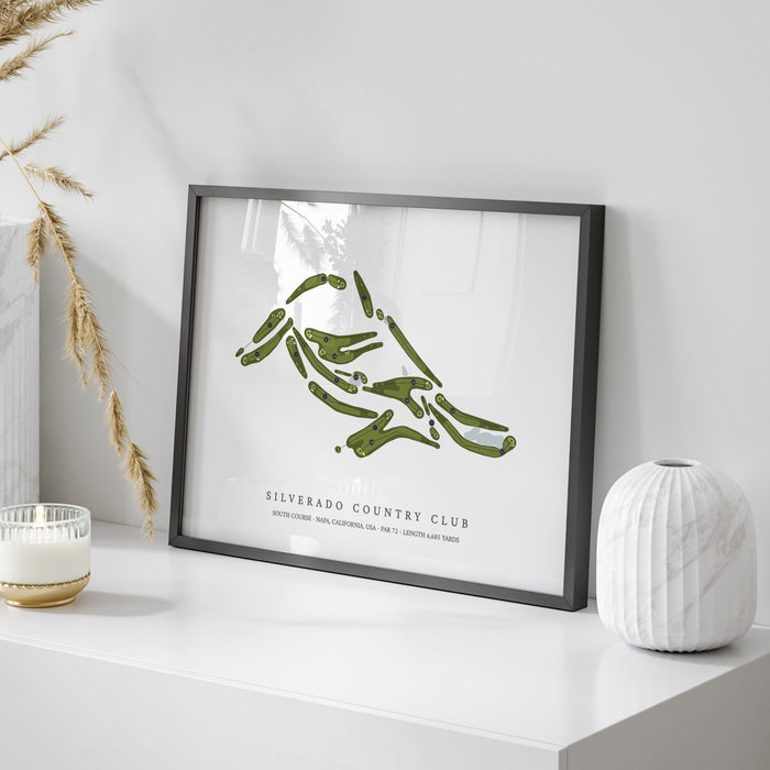 Silverado Country Club - South Course | Golf Course Map | On Table