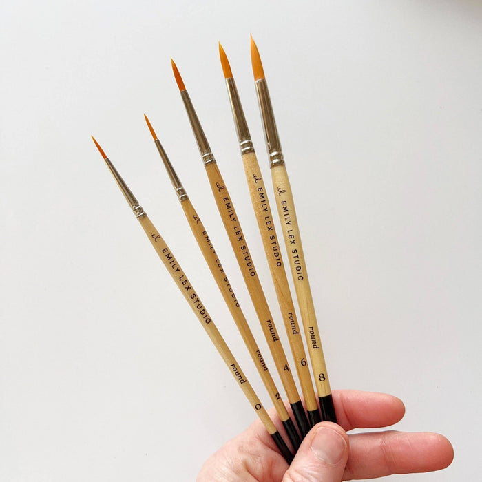 Single Watercolor Paintbrush