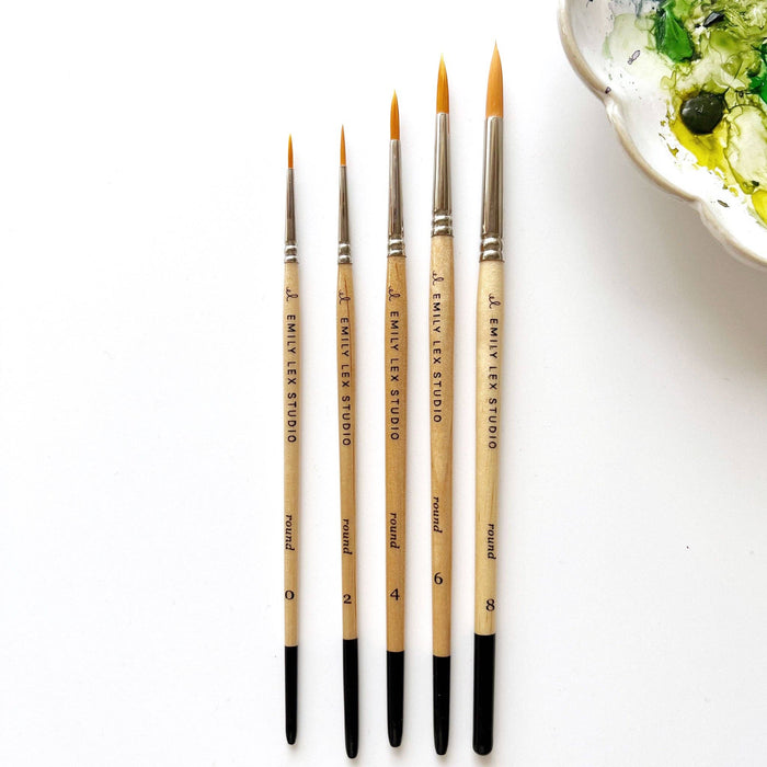 Single Watercolor Paintbrush