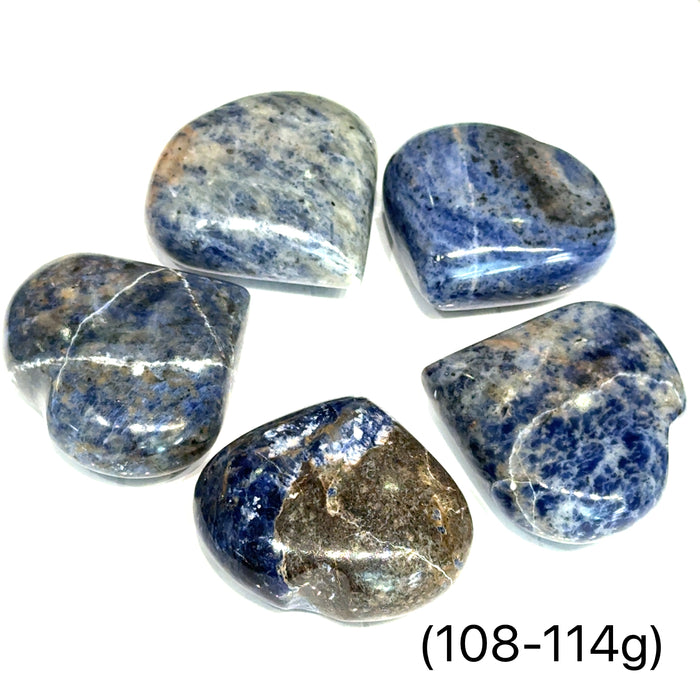 Sodalite  gemstone Heart Carving / Shape