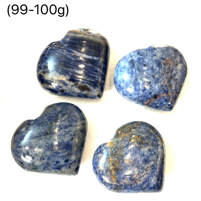 Sodalite  gemstone Heart Carving / Shape