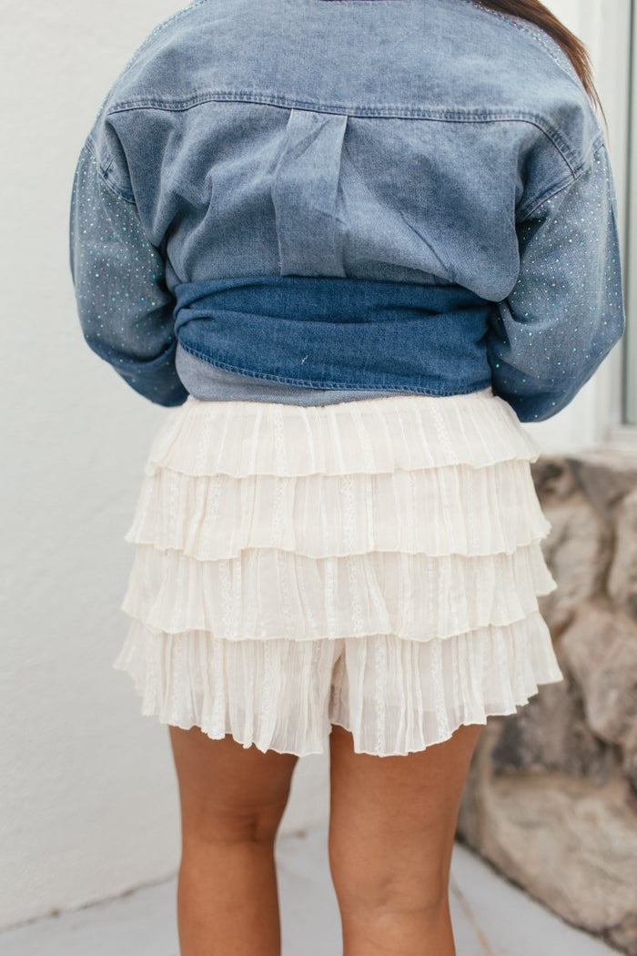 Soft & Whimsy Ruffle Skort - Macoma Boutique180 Shorts