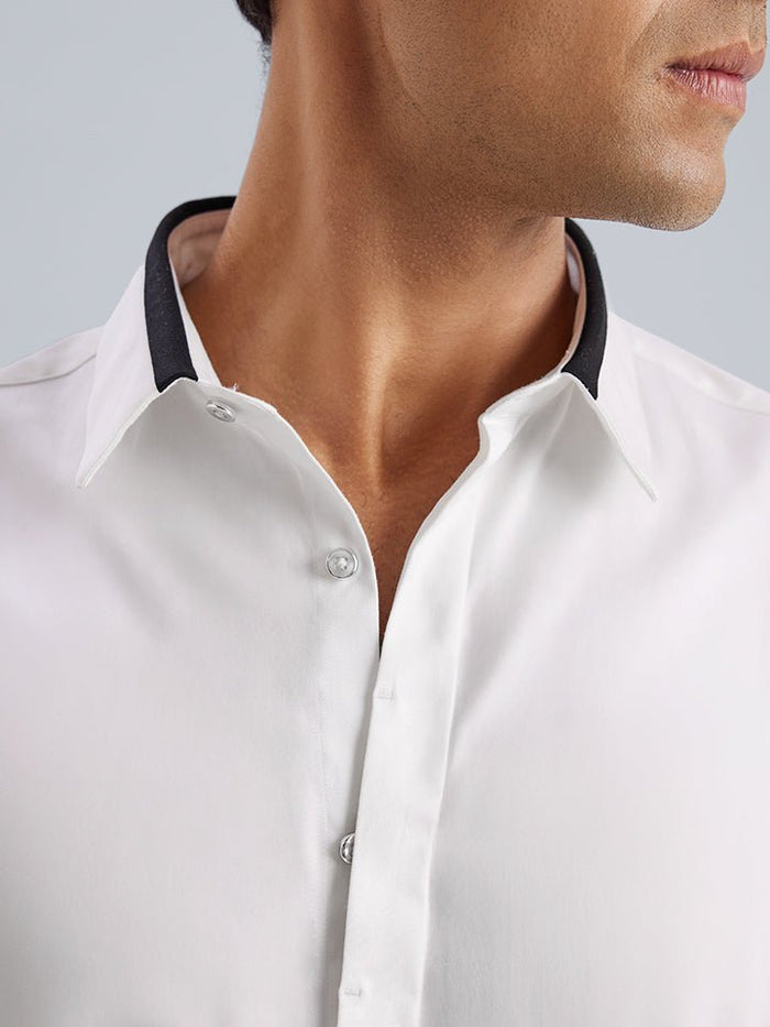 Soirée Cotton Satin Shirt