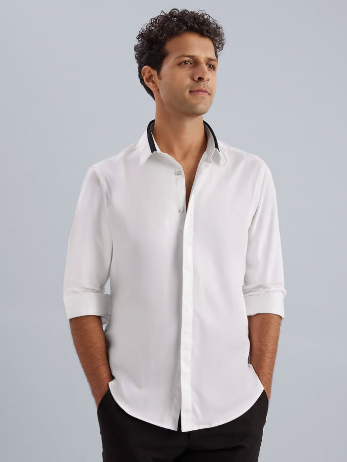 Soirée Cotton Satin Shirt