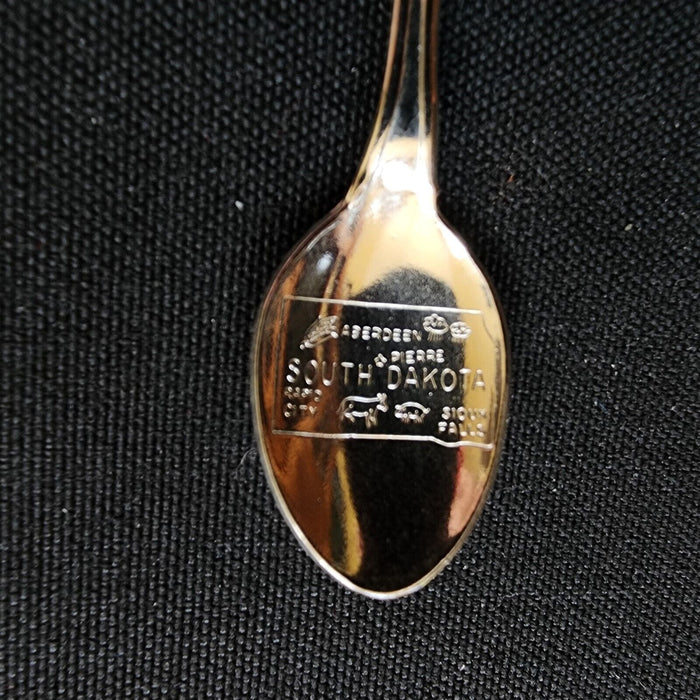 South Dakota State Collectible Travel Souvenir Spoon 3.5 in (9cm) with Pheasant