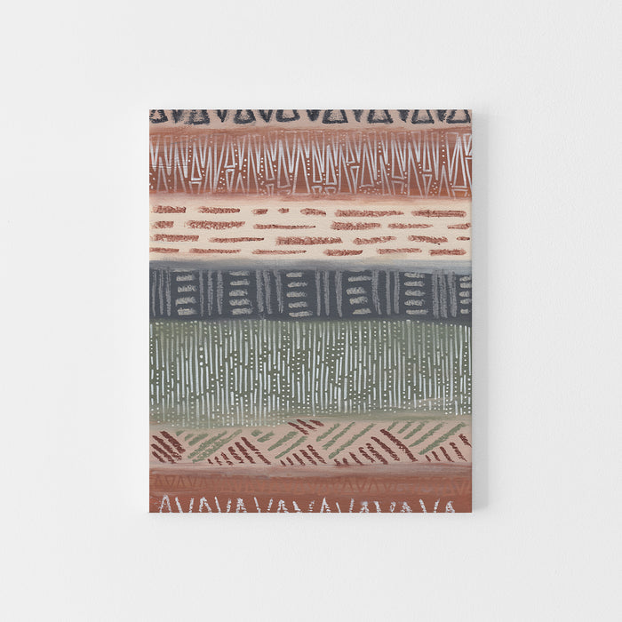 Modern Chic Southwestern Tribal Pattern Neutral Wall Art Print or Canvas - Jetty Home