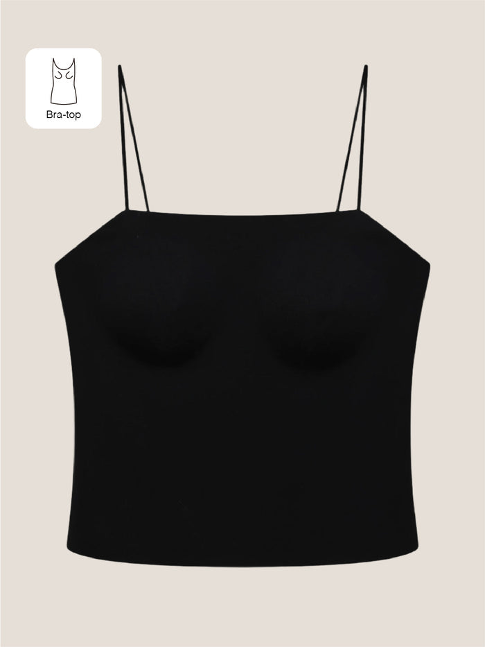 Spaghetti Straps Cami Bra Top